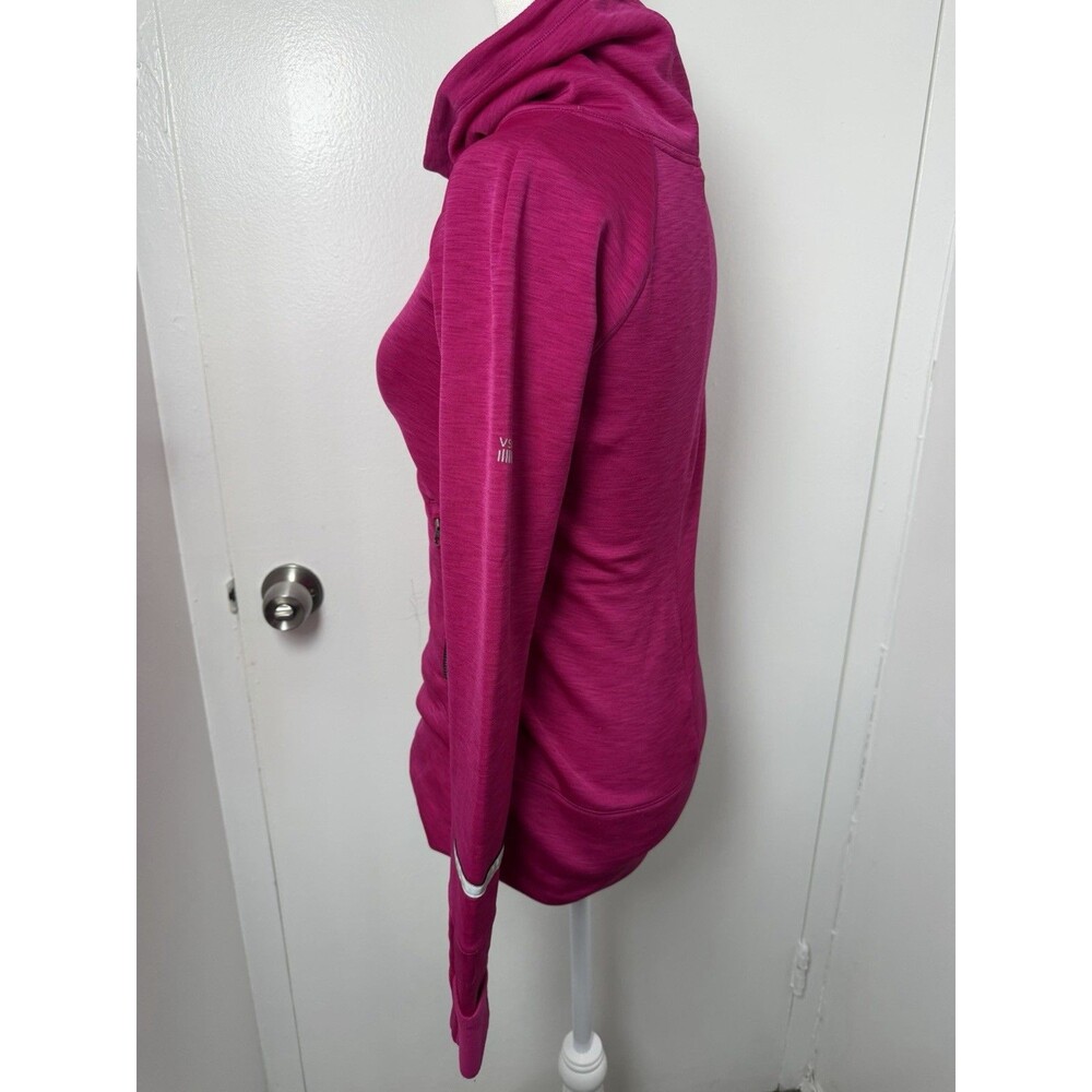 VSX Victoria’s Secret Sport Hoodie XS Pink Fleece Thumbhole Pullover Jacket - Picture 9 of 11
